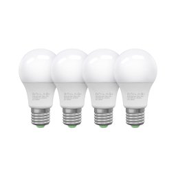 PACK 4x Lâmpadas LED ECOLINE A60 E27/10W/230V 4,000K - Brilagi