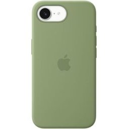 Apple Capa Silicone com MagSafe para iPhone 16e/17e - Musgo Claro
