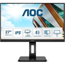 Monitor 27" 27P2Q IPS Full HD 75Hz (Preto) - AOC