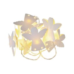 Cordão de luzes LED CHAIN 10xLED/2xAA 1,65m branco quente