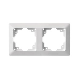 Moldura para interruptores 2P branco