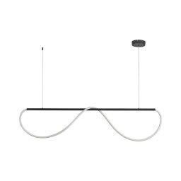 Lustre LED suspenso por cabo MELECA LED/36W/230V 3000/4000/6000K 160 cm preto