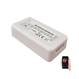 Controlador inteligente para fitas LED RGB 5-24V Wi-Fi Tuya