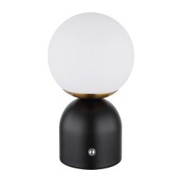 Globo 21006S - Lâmpada de mesa LED tátil dimmável JULSY LED/2,5W/3,7V preta