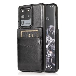 Capa Preta com Carteira Samsung Galaxy S20 Ultra