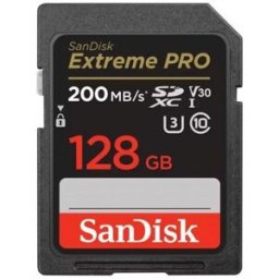 Cartão de Memória SanDisk Extreme Pro 128GB UHS-I V30 U3 Classe 10