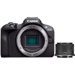Canon EOS R1001 + RF-S 18-45mm F4.5-6.3 IS STM Kit MILC 24,1 MP CMOS 6000 x 4000 pixels Preto