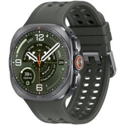 Samsung Galaxy Watch Ultra2 4G LTE 47mm Titânio Prateado Correia Verde