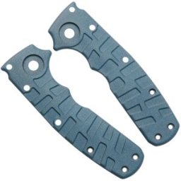 Lex Custom Demko Shark-Cub Scales Blue Titanium, capas de cabo