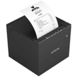 Epson TM-M30III (152) Impressora de recibos preta com WiFi, Ethernet e Bluetooth