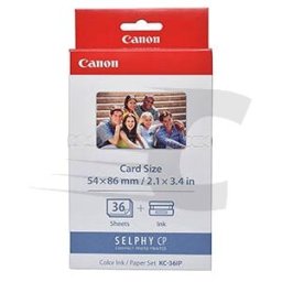 Canon KC-36IP Tinteiro cores + 36 folhas de papel fotográfico 86 x 54mm ( 7739A001)