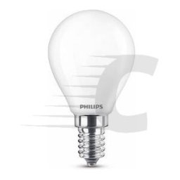 Philips lâmpada LED E14 bola fosca luz neutra 4,3W 40W