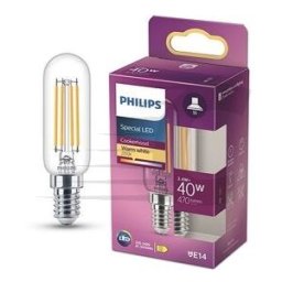 Philips lâmpada LED E14 T25 filamento luz quente 3,4W 40W