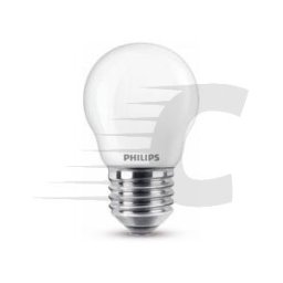 Philips Lâmpada LED E27 bola mate luz quente 6,5 W