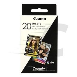 Canon ZINK Papel fotográfico autoadesivo 5 x 7,6 cm 20 folhas