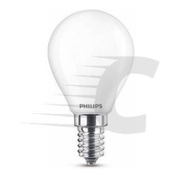 Philips lâmpada LED E14 P45 fosca luz neutra 2,2W 25W