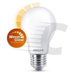 Philips lâmpada LED E27 fosca luz quente regulável 3,4W 40W
