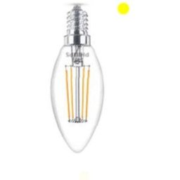 Philips Lâmpada LED E14 Filamento Vela Luz quente 4,3W