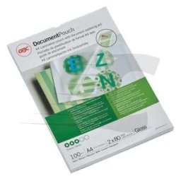 GBC Capas para plastificar A4 Brilhantes 2x80 mícrons 100 unidades