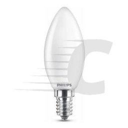 Philips lâmpada LED E14 B35 fosca luz quente 6,5W 60W