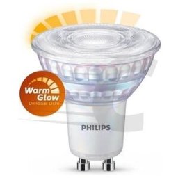 Philips lâmpada LED GU10 luz quente regulável 2,6W 35W
