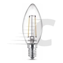 Philips lâmpada LED E14 branco quente 2W 25W