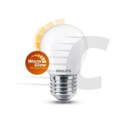 Philips lâmpada LED E27 fosca luz quente regulável 3.4W 40W