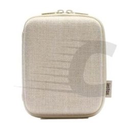 Fujifilm instax SQUARE Link capa em tecido cor de marfim