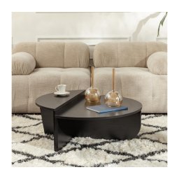CONJUNTO 2x Mesa de centro ORION preta