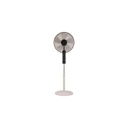 Ventoinha de pé 60 W / 230 V, diâmetro 40 cm, branco/preto