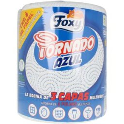 Foxy Tornado Azul bobina multiusos 3 capas 1 kg