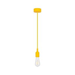 Rabalux 1413 - Luz pendente ROXY E27/40W amarelo