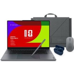 Lenovo Computador Portátil Yoga Pro 9 16IPH11-837 OLED 16'' NVIDIA GeForce RTX™ 5070 Intel Core™ Ultra 9 386H 64GB 2TB SSD + Auriculares + Rato + Pen + Sleeve