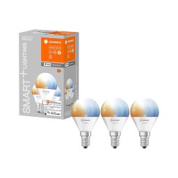 CONJUNTO 3x Lâmpada de escurecimento LED SMART+ E14/5W/230V 2700K-6500K - Ledvance