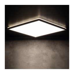 Kanlux 31531 - Luminária de teto LED AZPO LED/12,3W/230V 22,5x22,5 cm IP54 preta