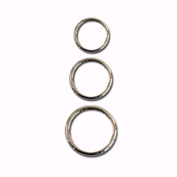 Kit de 3 Aneis de Metal