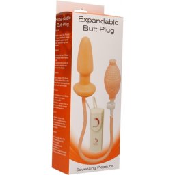 Plug Insuflável Vibratório Unisexo