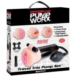 Bomba Masturbadora Travel Trio Pump Worx