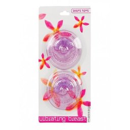 Massajador de Mamilos Vibrating Breast Roxo