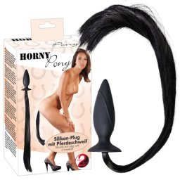 Plug Anal em Silicone C/ Rabo de Cavalo