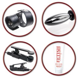 Kit Eletro Estimulador Deluxe Travel Kit Fetish Fantasy Shock Therapy