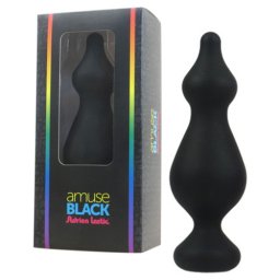 Plug Anal Amuse Black L Adrien Lastic Preto