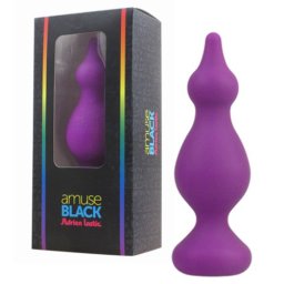 Plug Anal Amuse Black M Adrien Lastic Roxo