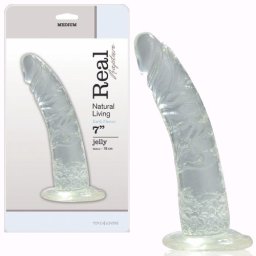 Dildo Real Rapture Earth Flavour 7'' Transparente
