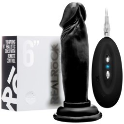 Vibrador Realístico Real Rock 6" Preto
