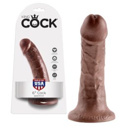Dildo Realístico King Cock 6" Mulato