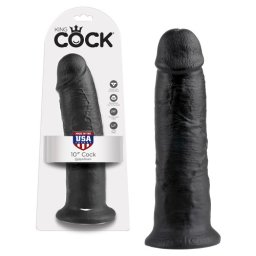 Dildo Realístico King Cock 10" Preto