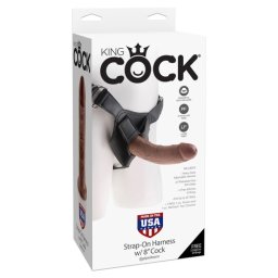 Strap On Realista 8" King Cock Mulato