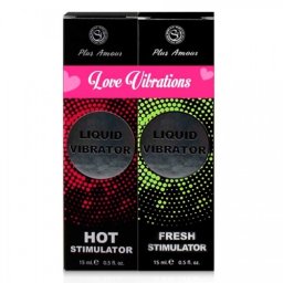 Vibrador Liquido Unisexo Love Vibrations Secret Play (2 X 15 ml)