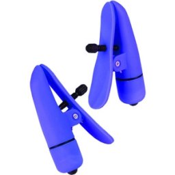 Pinças Vibratórias P/ Mamilos Nipplettes Roxas